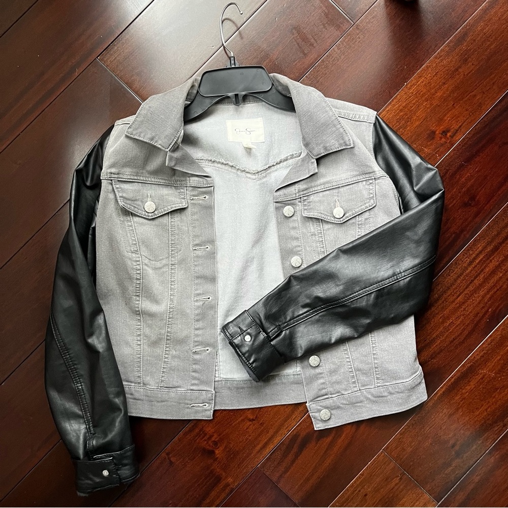 Jessica Simpson cropped jacket